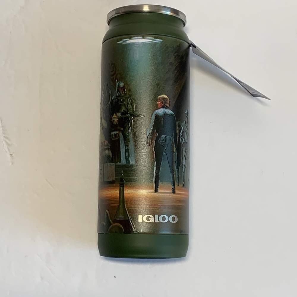 NWT Jabba The Hut Palace Star Wars 16 oz Can Insulated Igloo Tumbler - Picture 2 of 10